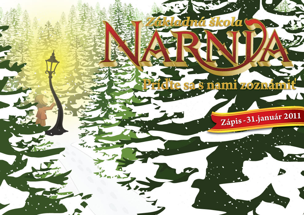 Zakladná škola Narnia - Winter Leaflet Front